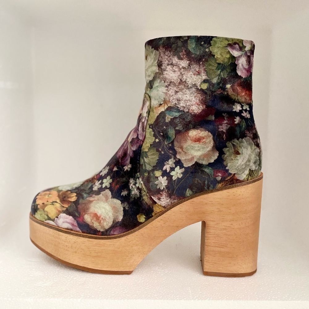 Charlotte Stone Paz Boot in Velvet Floral 2022 SOLD OUT